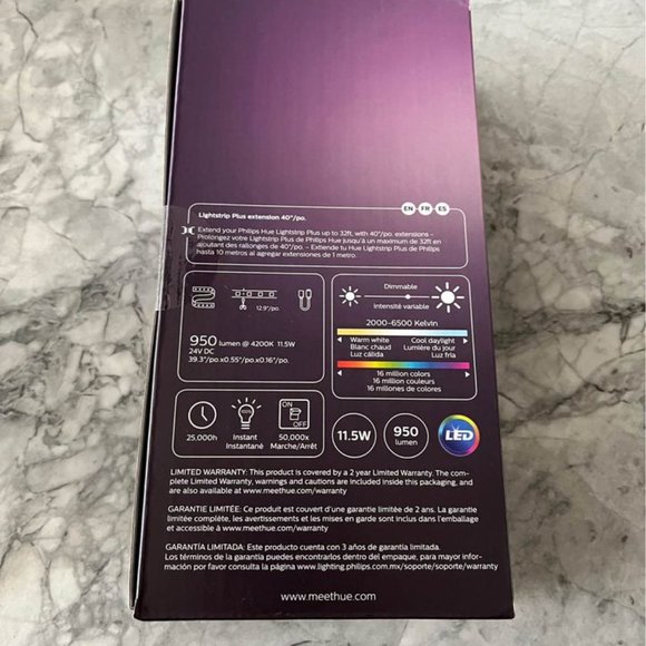 BNIB Philips Hue v3 Light Strip Extension - Picture 2 of 2